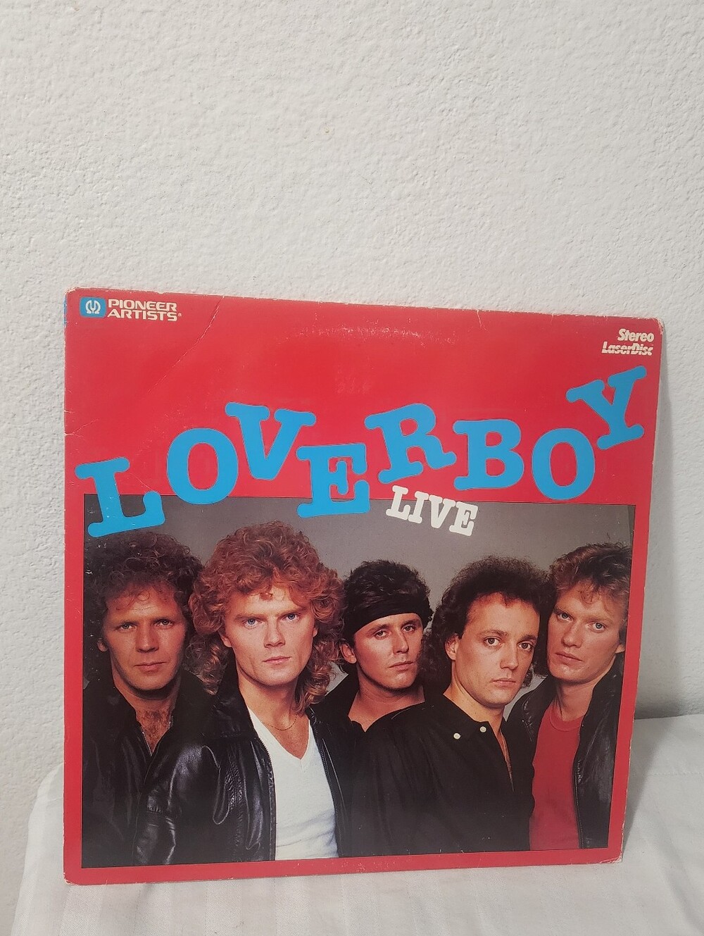 Loverboy "Live" Lazar Disk  Album - Red & Blue Cover
